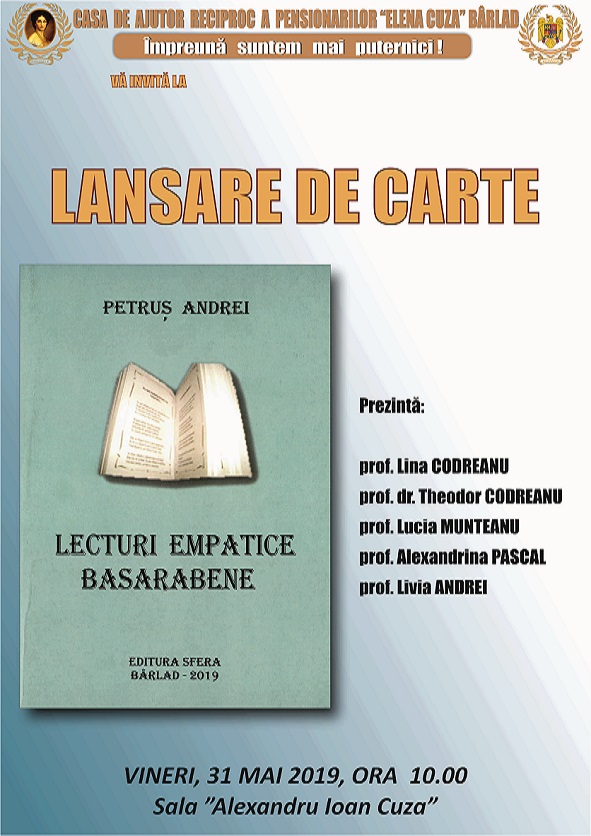 Lansare de carte: Lecturi Empatice Basarabene